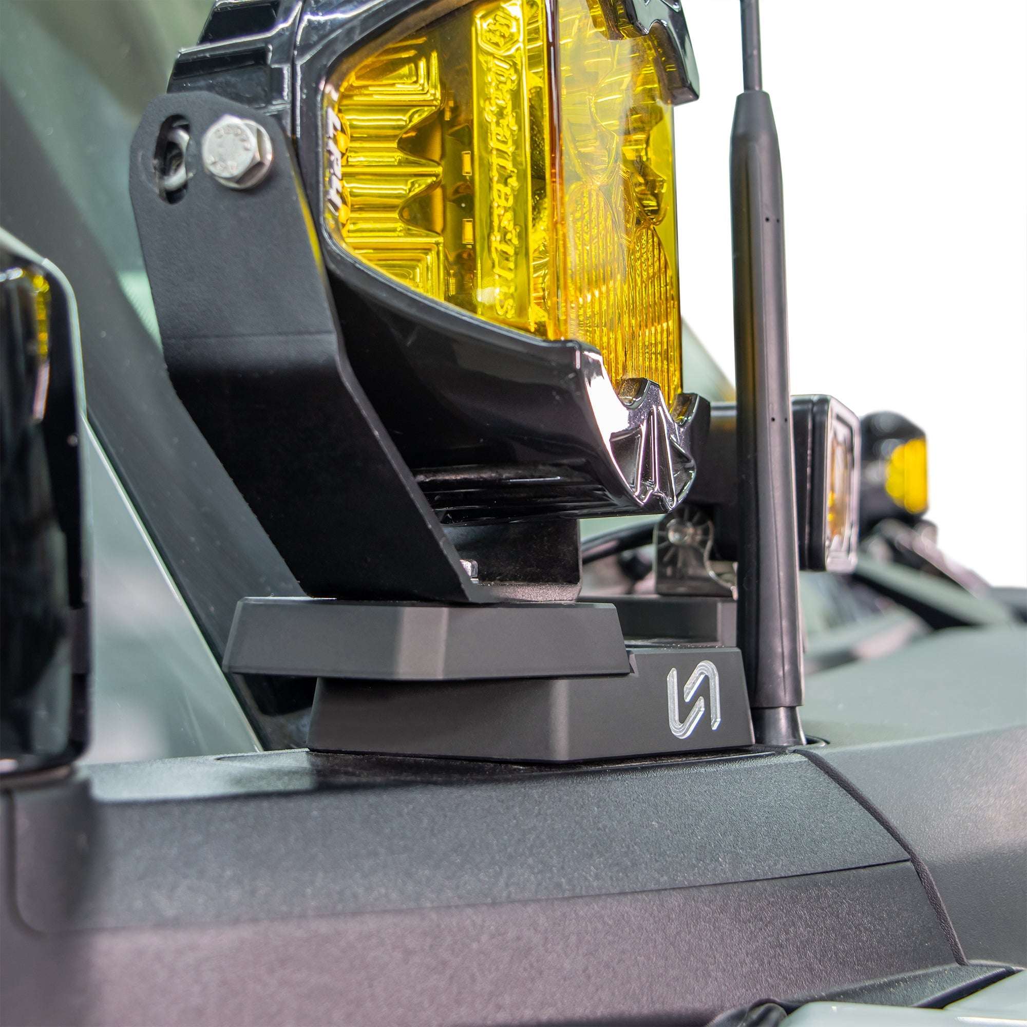 2021+ Ford Bronco Billet Mirror Light Mount (Pair) - Turn Offroad
