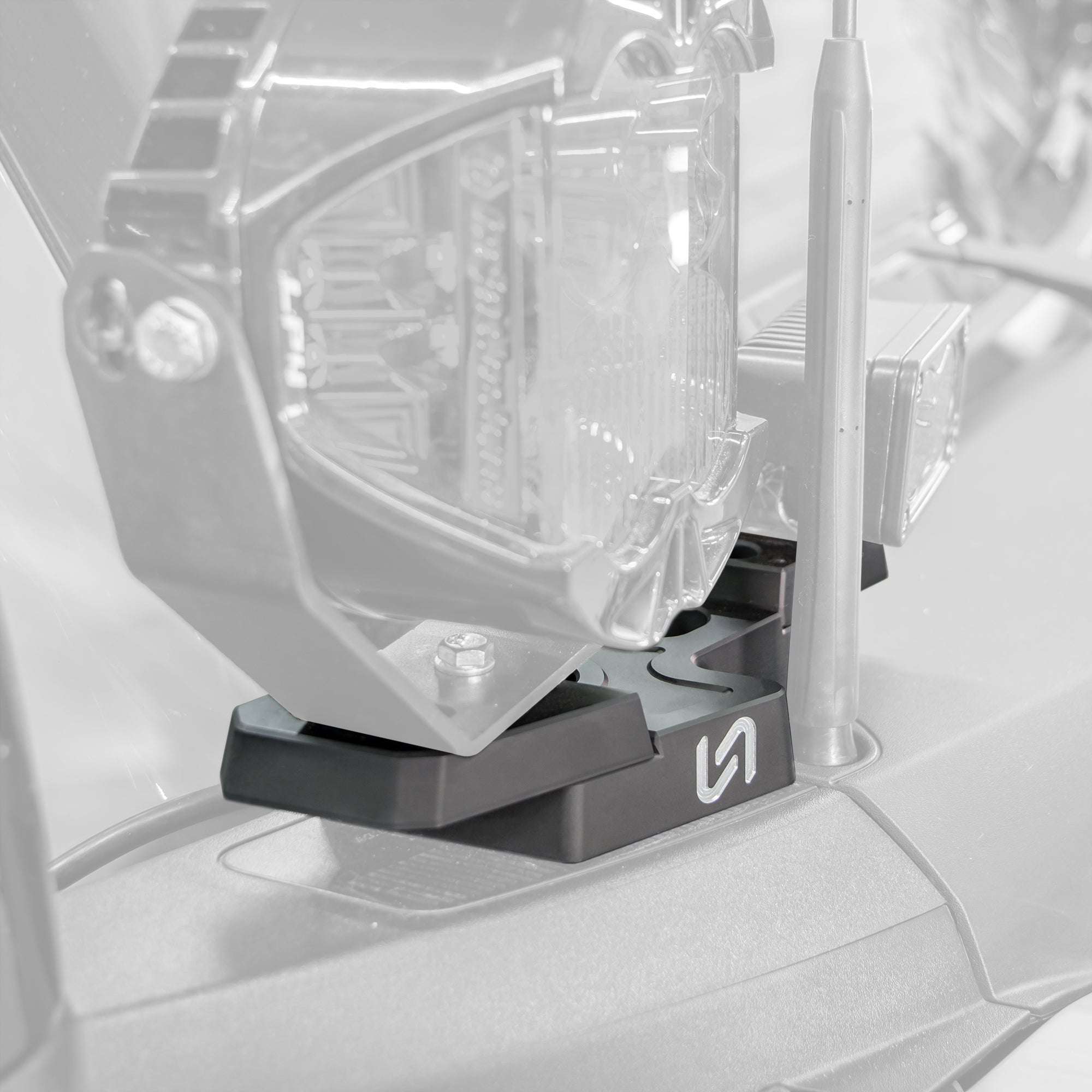 2021+ Ford Bronco Billet Mirror Light Mount (Pair) - Turn Offroad