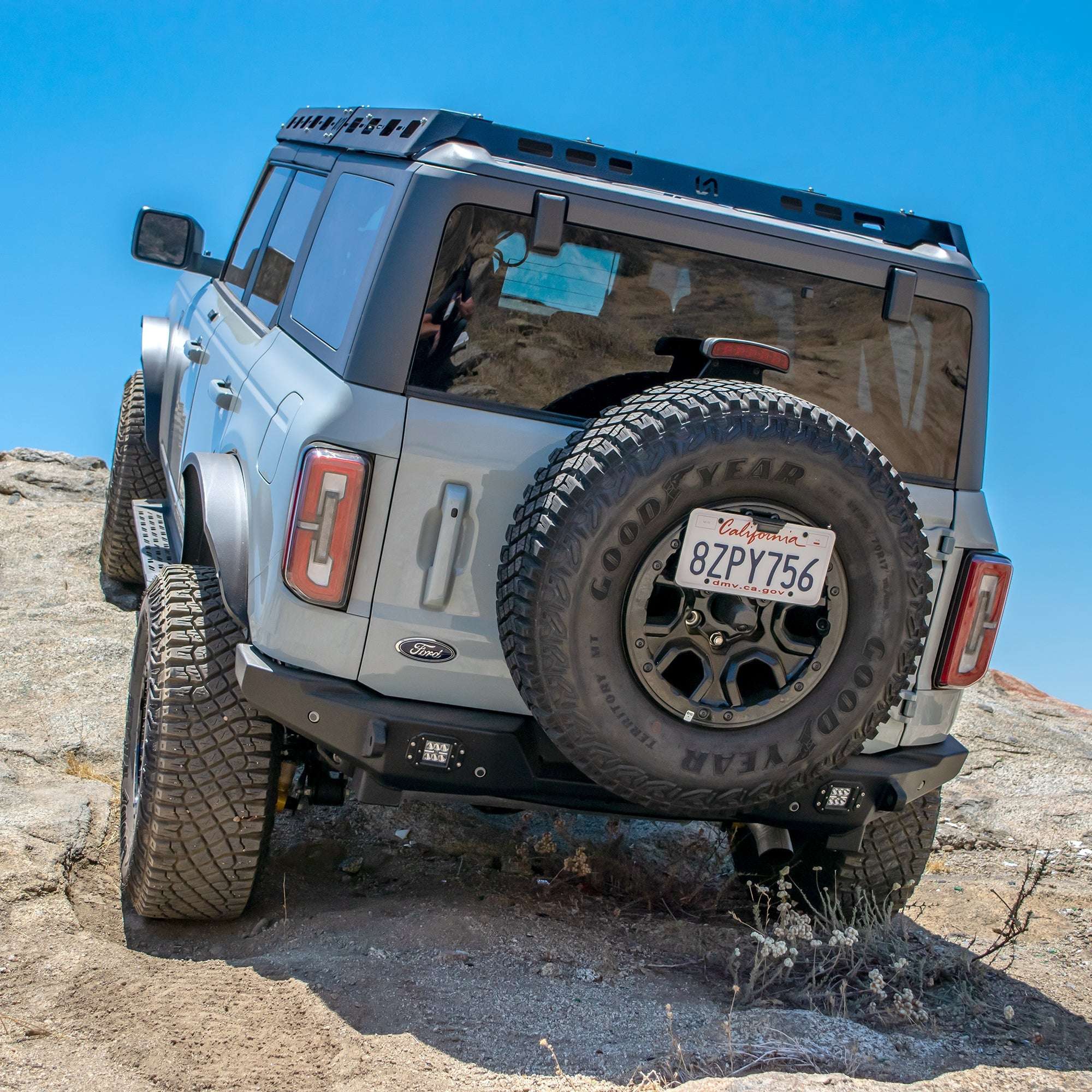 2021+ Ford Bronco License Plate Relocation Bracket - Turn Offroad