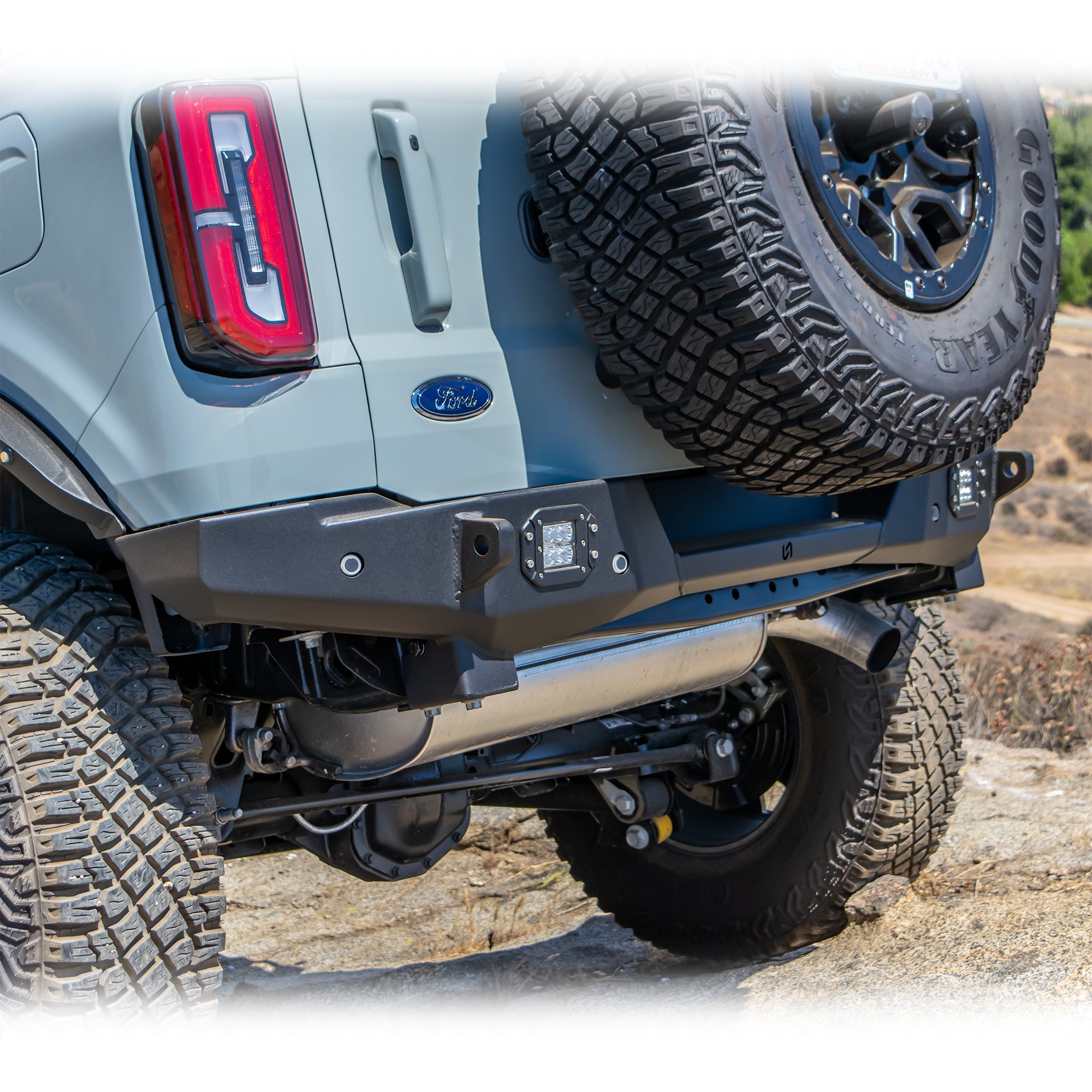 2021+ Ford Bronco Rear Bumper - Zero Series - Turn Offroad