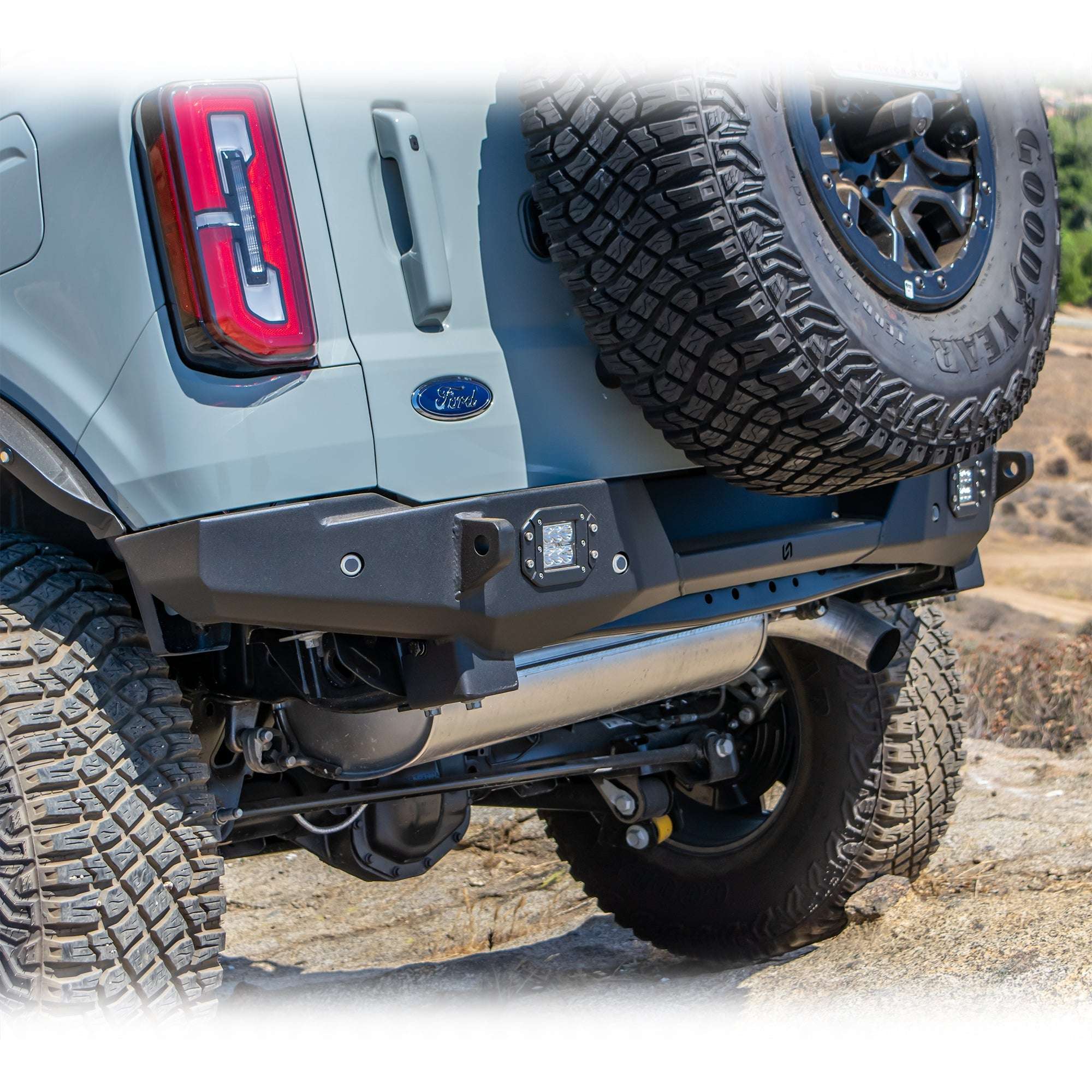 2021+ Ford Bronco Rear Bumper - Zero Series - Turn Offroad
