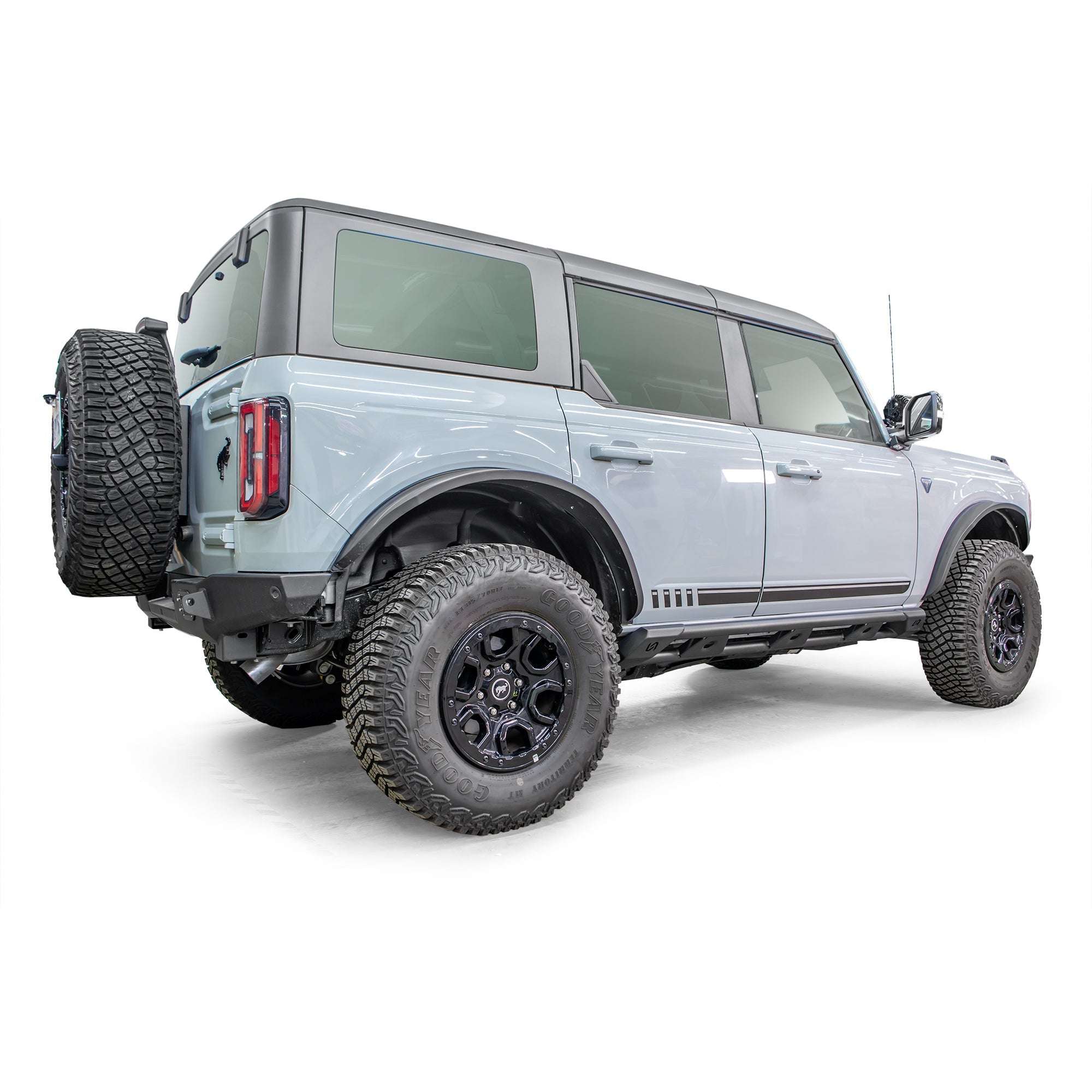 2021+ Ford Bronco Rock Sliders 4 - Door - Turn Offroad
