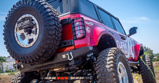 Why a Heavy-Duty Bronco Rear Tire Carrier Matters - Turn Offroad