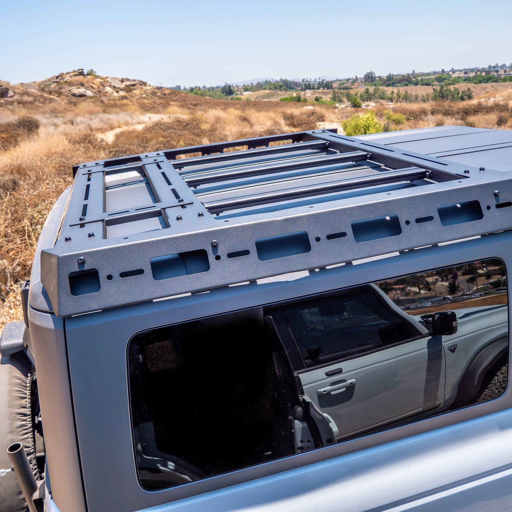 2021+ Ford Bronco 2 Door Hard Top Half Roof Rack - Turn Offroad
