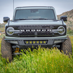 2021+ Ford Bronco Baja Tubular Front Bumper & Skid Plate - Turn Offroad