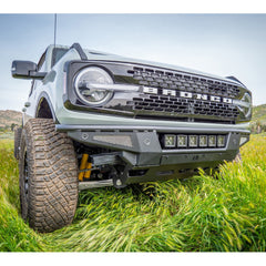 2021+ Ford Bronco Baja Tubular Front Bumper & Skid Plate - Turn Offroad