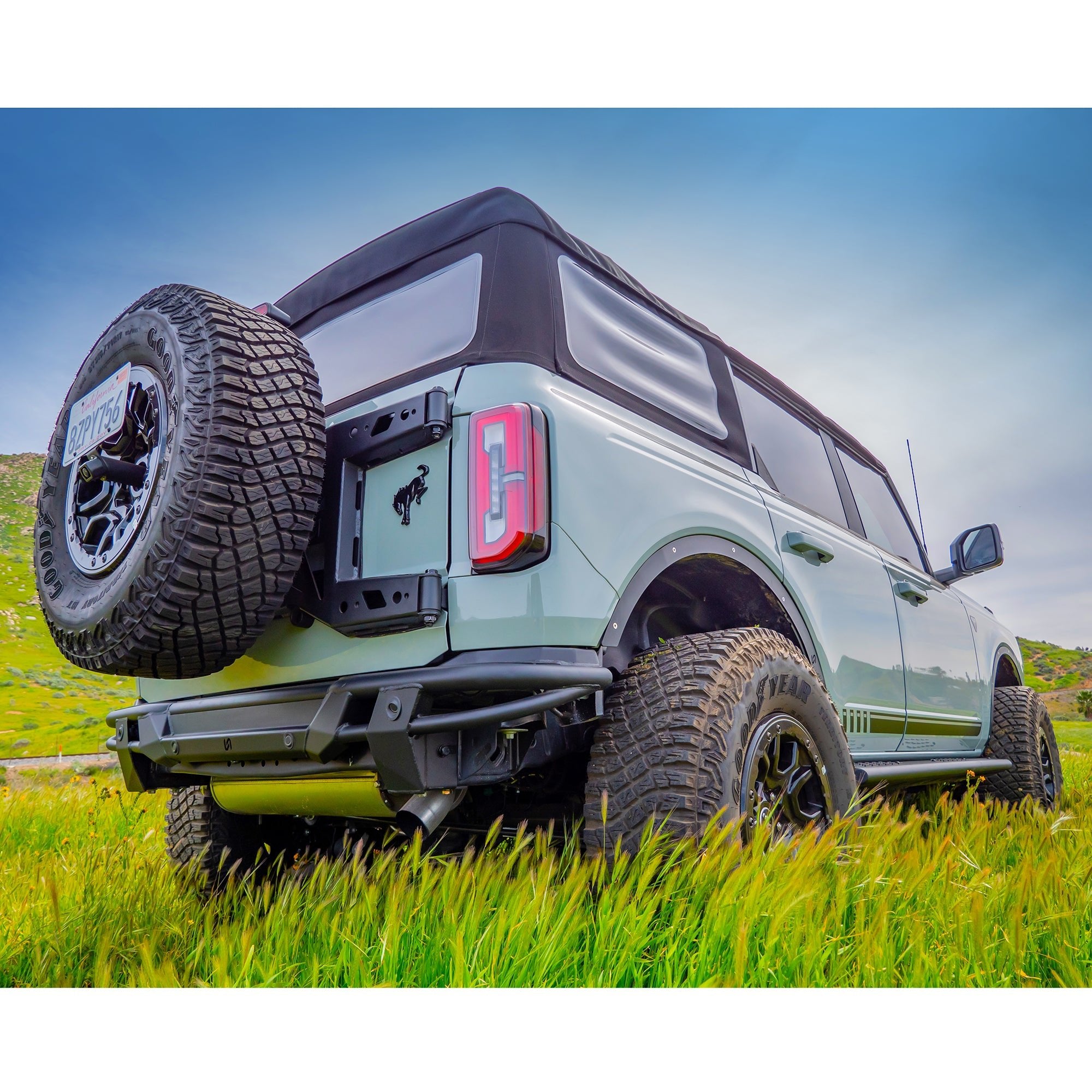 2021+ Ford Bronco Baja Tubular Rear Bumper - Turn Offroad