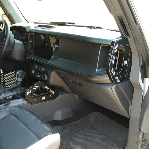 2021+ Ford Bronco Billet Dash Side Handles - Pair - Turn Offroad