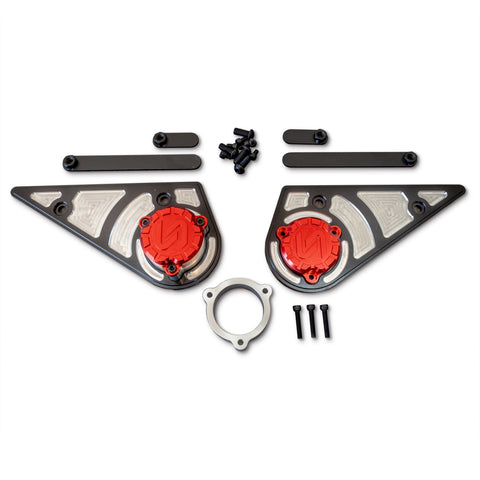 2021+ Ford Bronco Billet Lower Control Arm Mount Covers - Pair - Turn Offroad