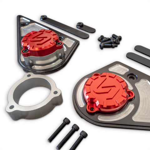 2021+ Ford Bronco Billet Lower Control Arm Mount Covers - Pair - Turn Offroad