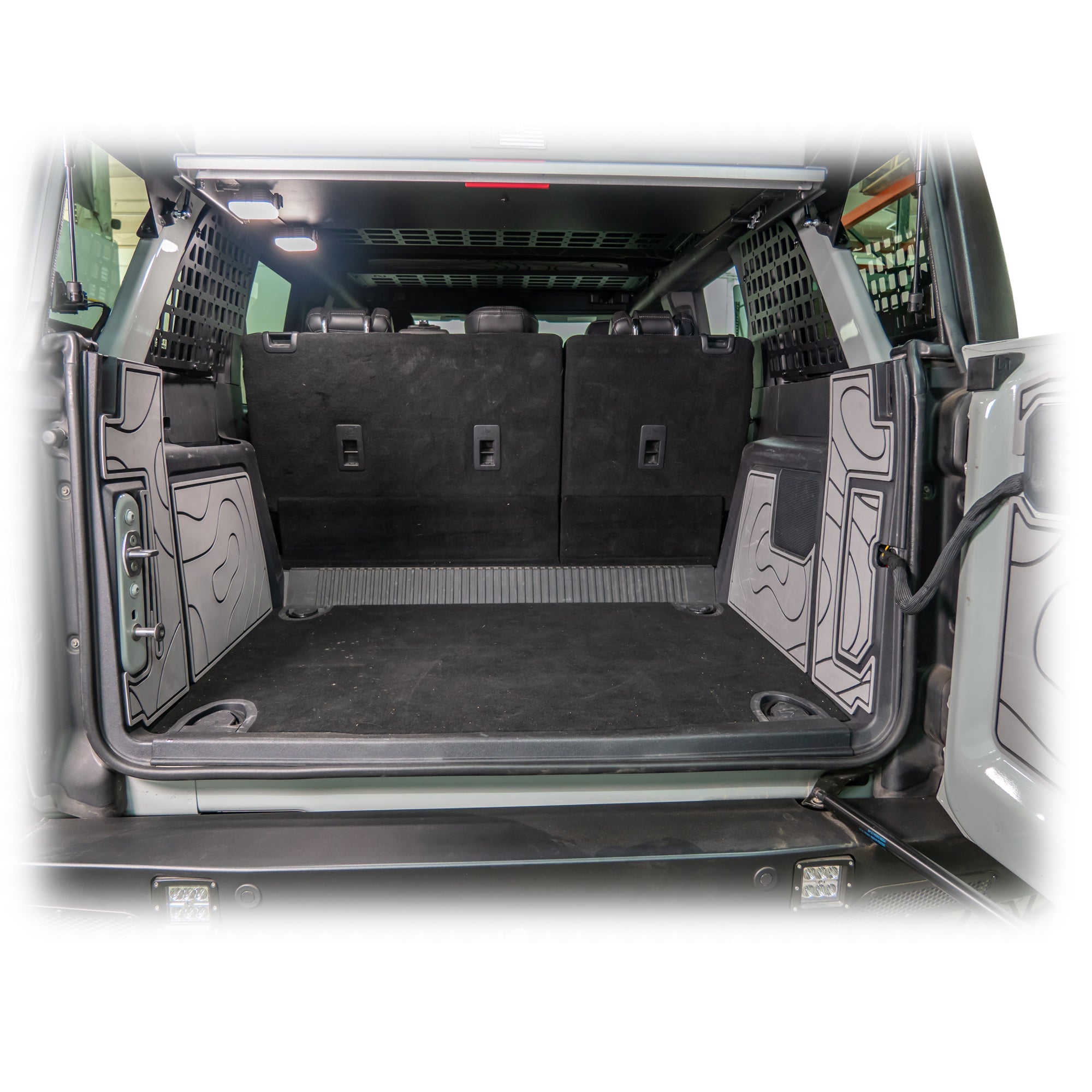 2021+ Ford Bronco Cargo Area Foam Protector Kit - Turn Offroad
