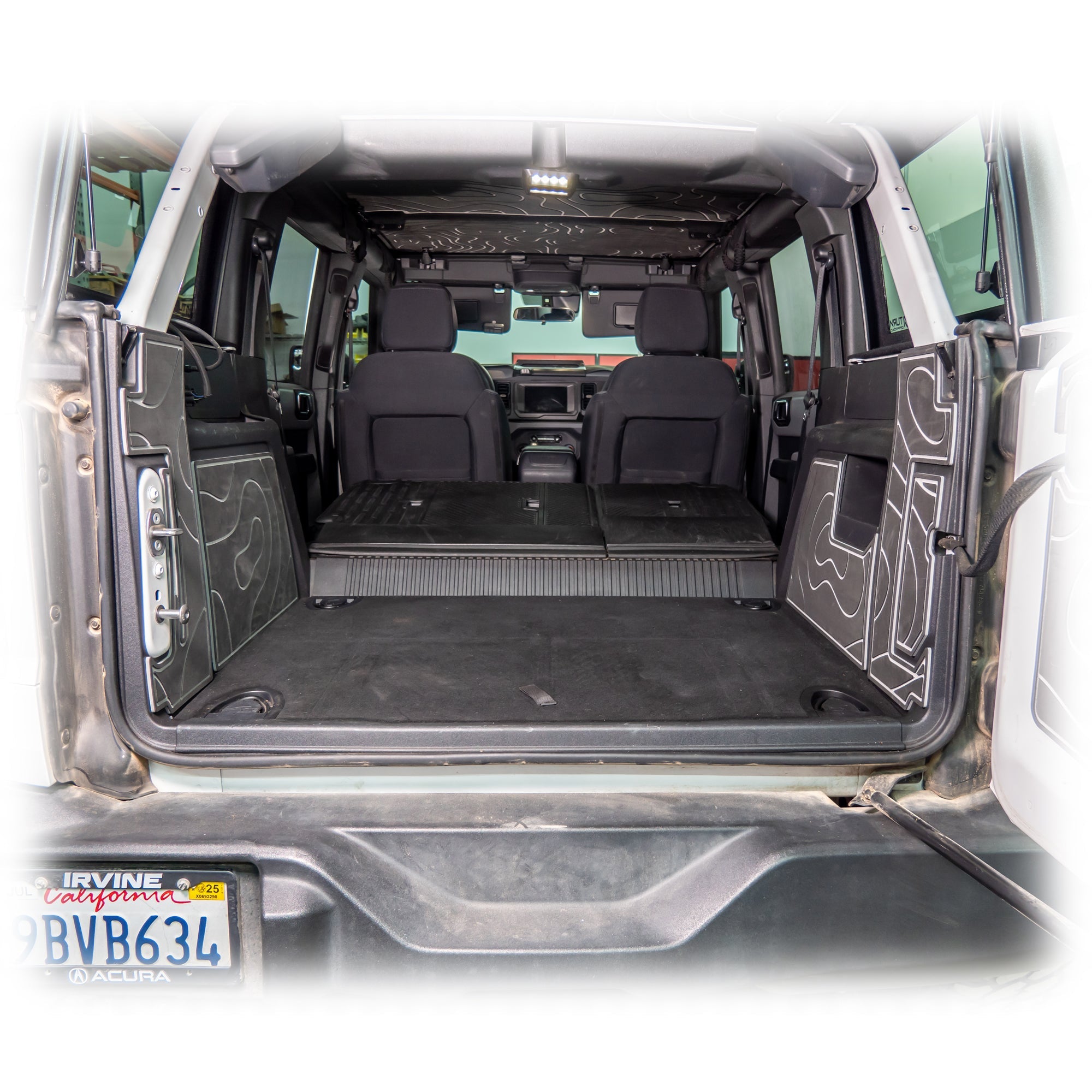 2021+ Ford Bronco Cargo Area Foam Protector Kit - Turn Offroad