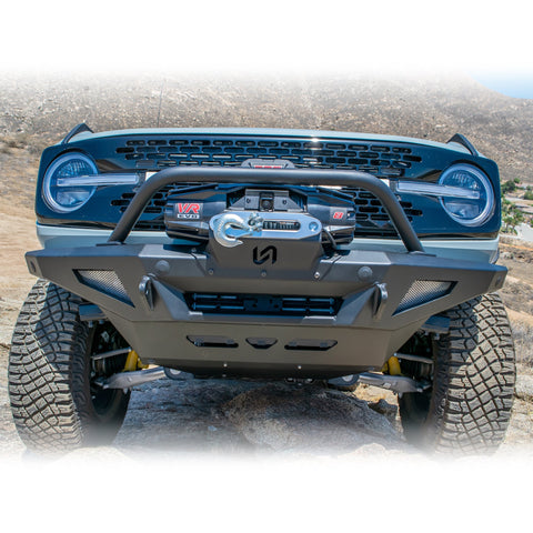 2021+ Ford Bronco Front Bumper Package | Bumper | Skid Plate | Winch Mount | Bull Bar - Turn Offroad