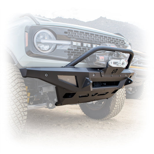2021+ Ford Bronco Front Bumper Package | Bumper | Skid Plate | Winch Mount | Bull Bar - Turn Offroad