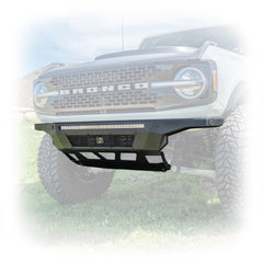 2021+ Ford Bronco Hyperlyte Front Bumper & Skid Plate - Turn Offroad
