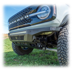 2021+ Ford Bronco Hyperlyte Front Bumper & Skid Plate - Turn Offroad
