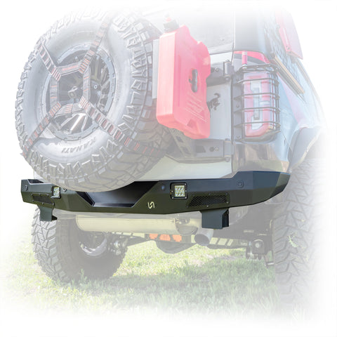 2021+ Ford Bronco Hyperlyte Rear Bumper - Turn Offroad