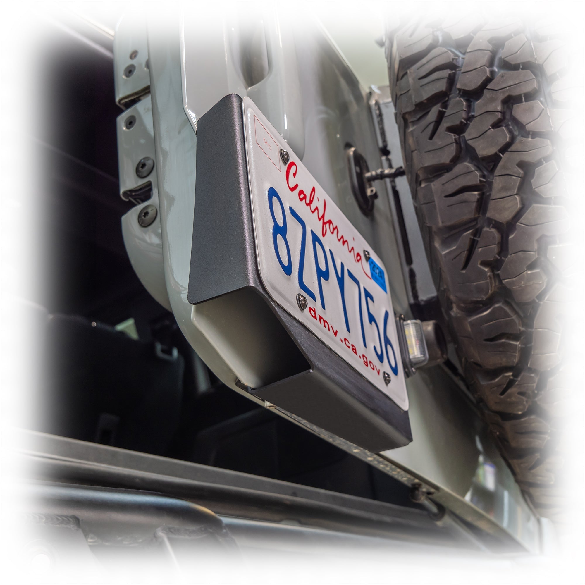 2021+ Ford Bronco License Plate Relocation Bracket - Turn Offroad