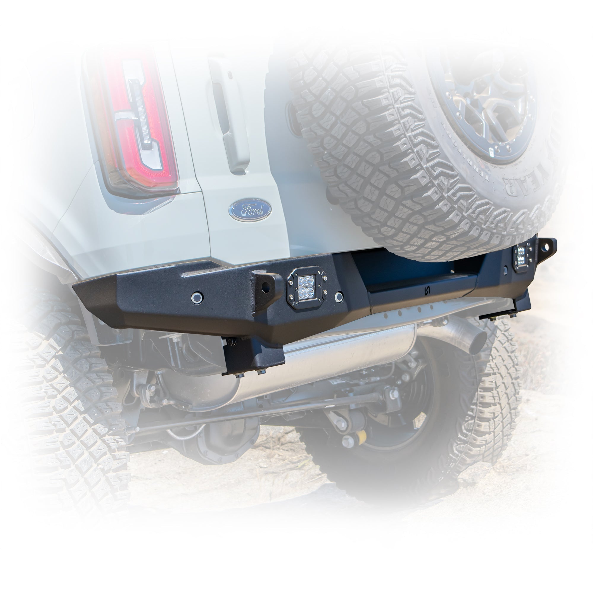 2021+ Ford Bronco Rear Bumper - Zero Series - Turn Offroad
