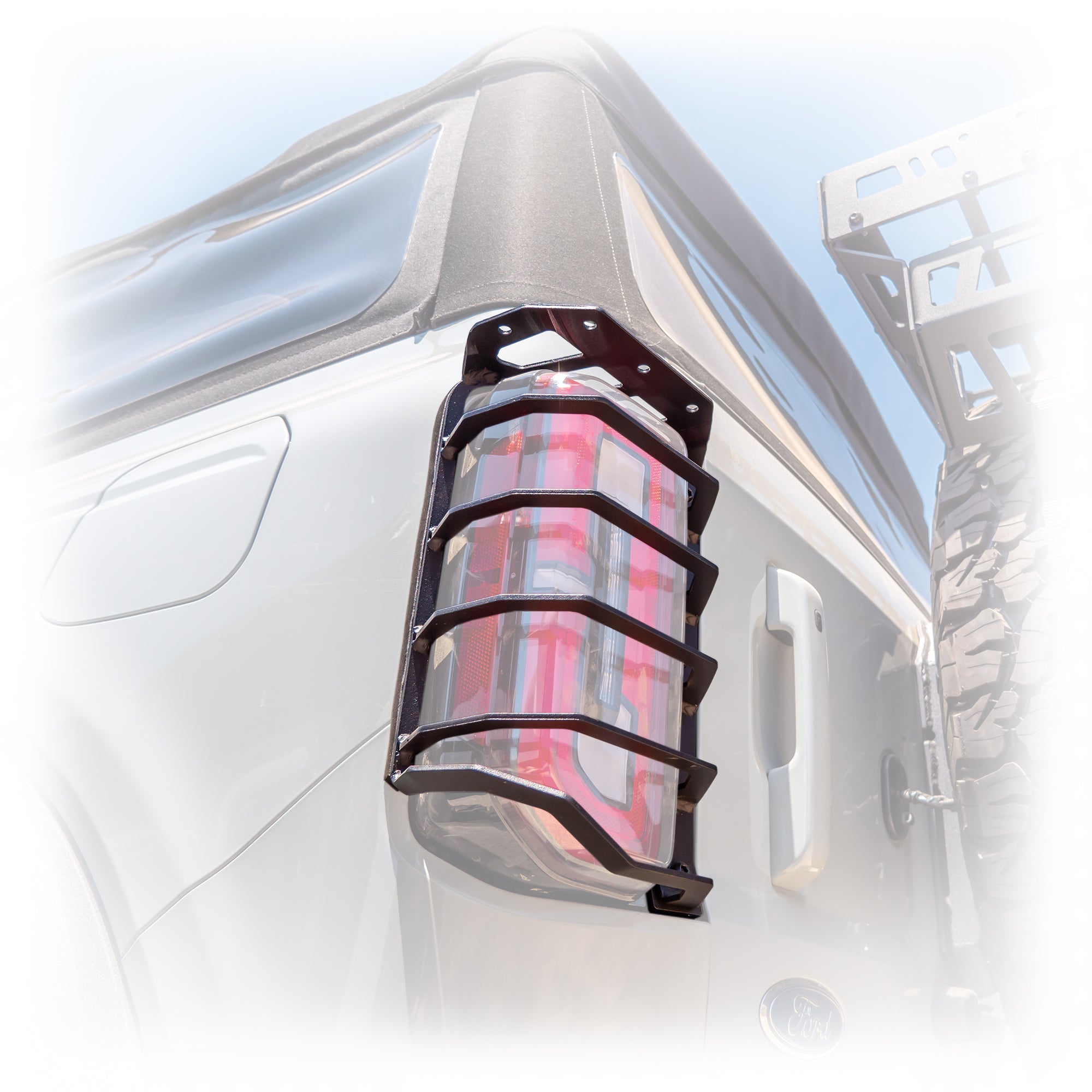 2021+ Ford Bronco Rear Tail Light Guards - Turn Offroad