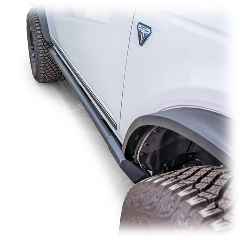 2021+ Ford Bronco Rock Sliders 4 - Door - Turn Offroad