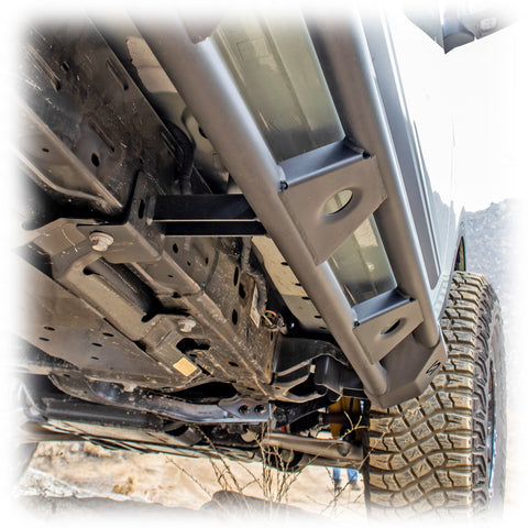 2021+ Ford Bronco Rock Sliders 4 - Door - Turn Offroad