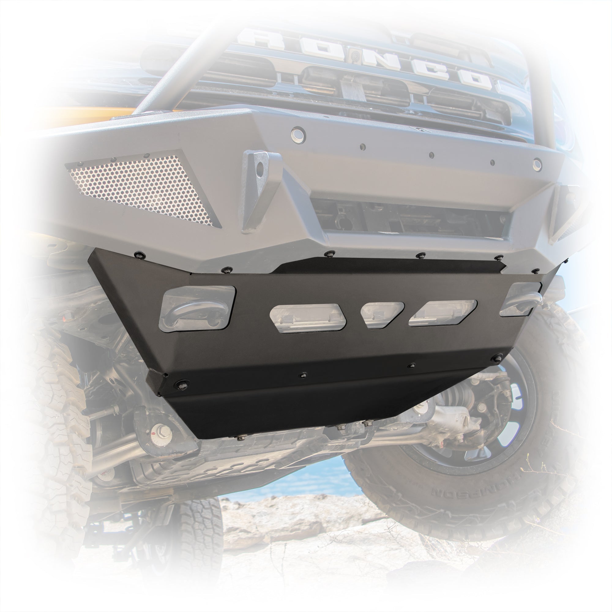 2021+ Ford Bronco Skid Plate - Turn Offroad
