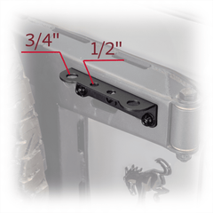 2021+ Ford Bronco Tailgate Hinge Antenna/Whip Mount - Turn Offroad