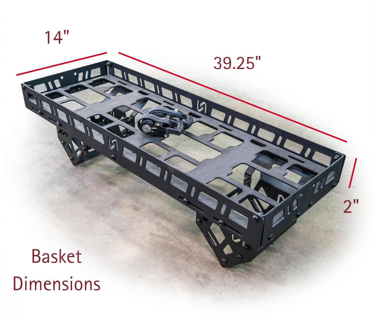 Universal Offroad Spare Tire Storage Rack - Offroad Ice Chest Carrier