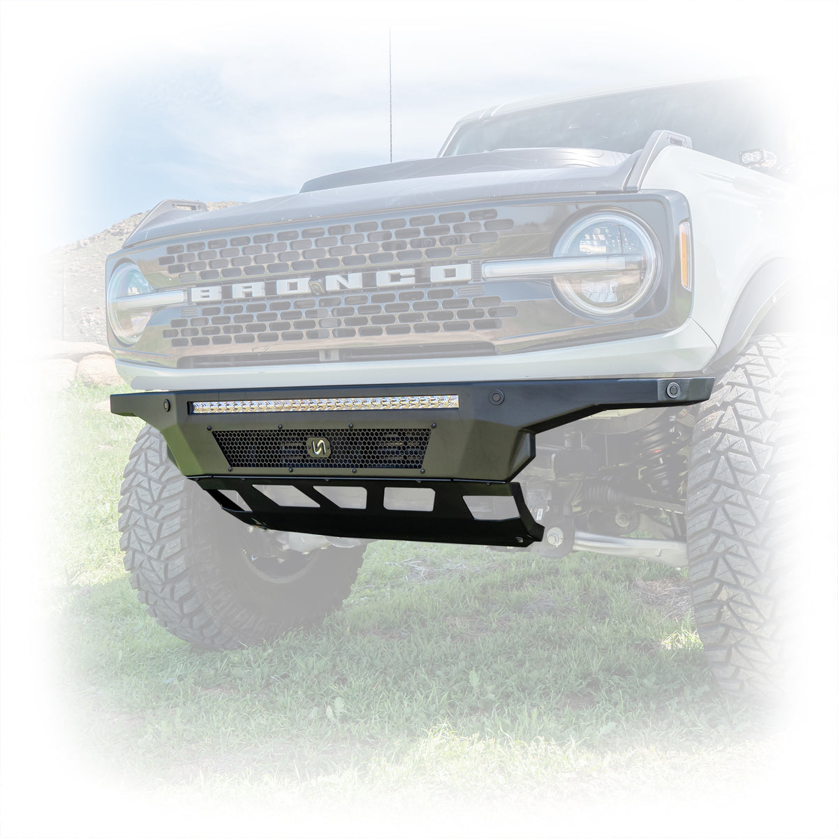 2021+ Ford Bronco Hyperlyte Front Bumper & Skid Plate