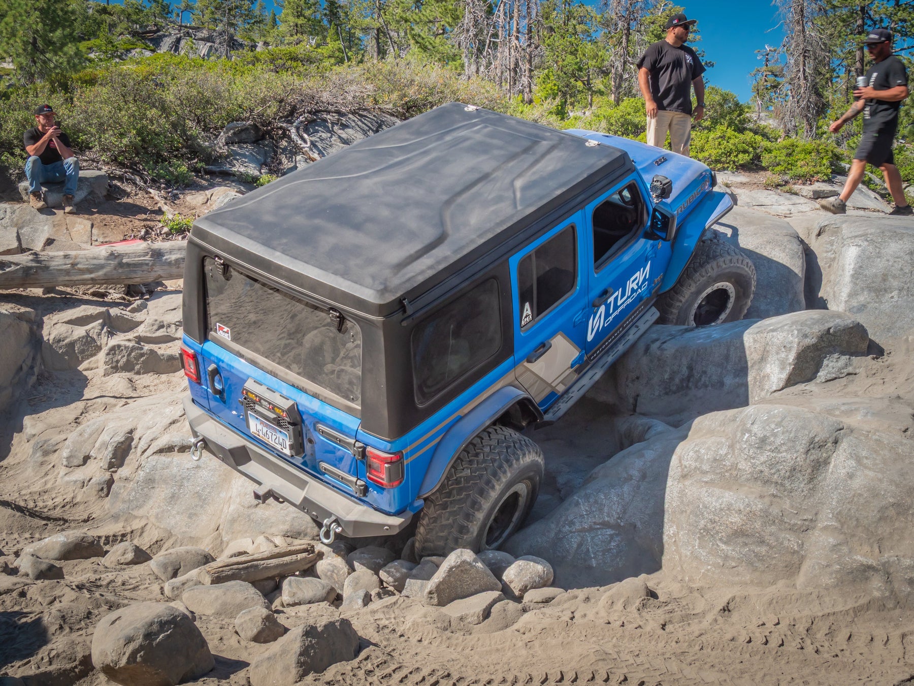 Jeep Wrangler with a Turn Offroad hard top