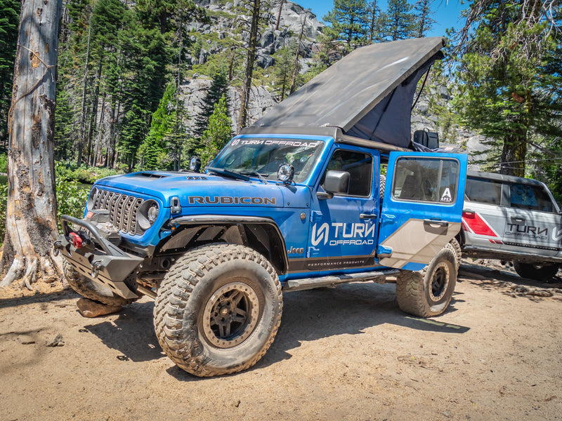 Turn Offroad rooftop tent on Jeep hard top