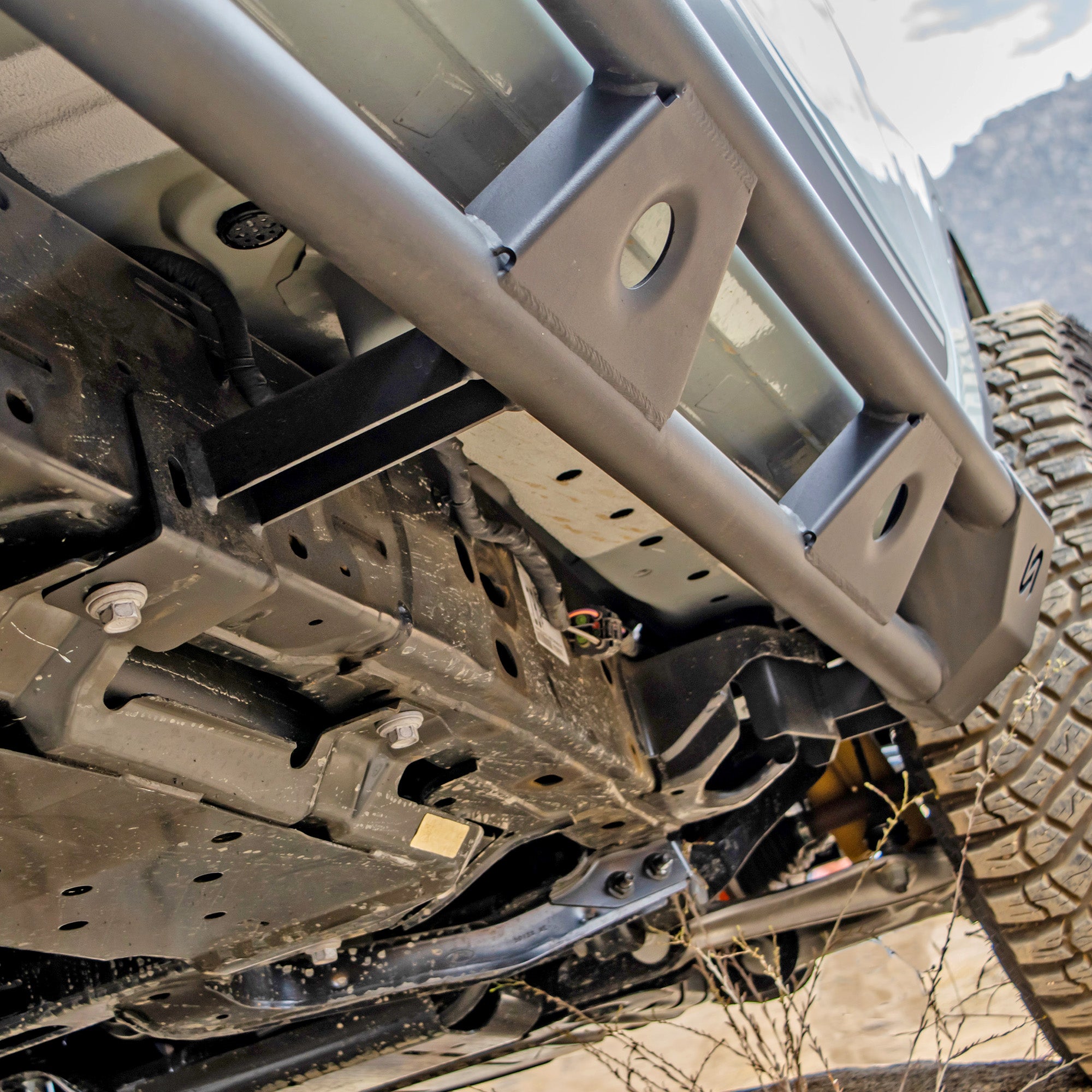 2021+ Ford Bronco Rock Sliders 4-Door | Turn Offroad