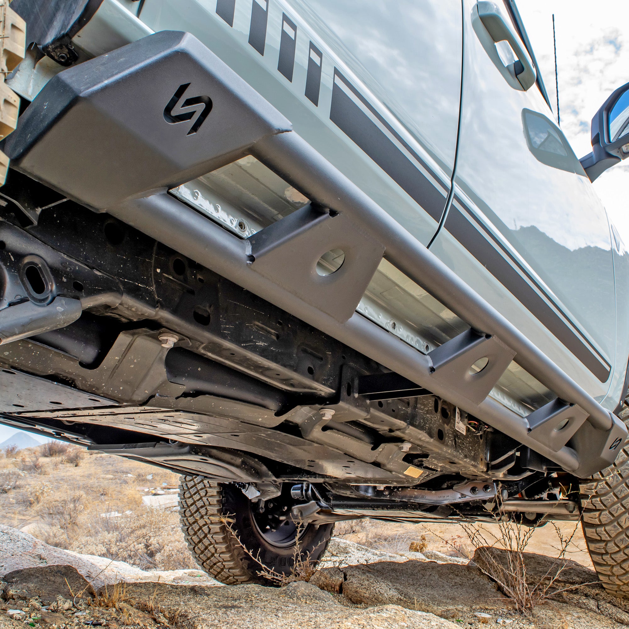 2021+ Ford Bronco Rock Sliders 4-Door | Turn Offroad