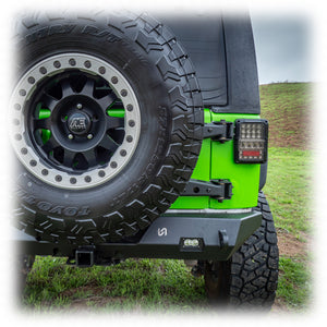 Jeep JK Tire Carrier + Tailgate Reinforcement | 2007–2018