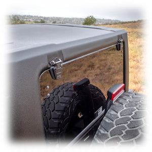 Jeep JK 2‑Door Squareback 2‑Piece Hard Top | 2007–2018