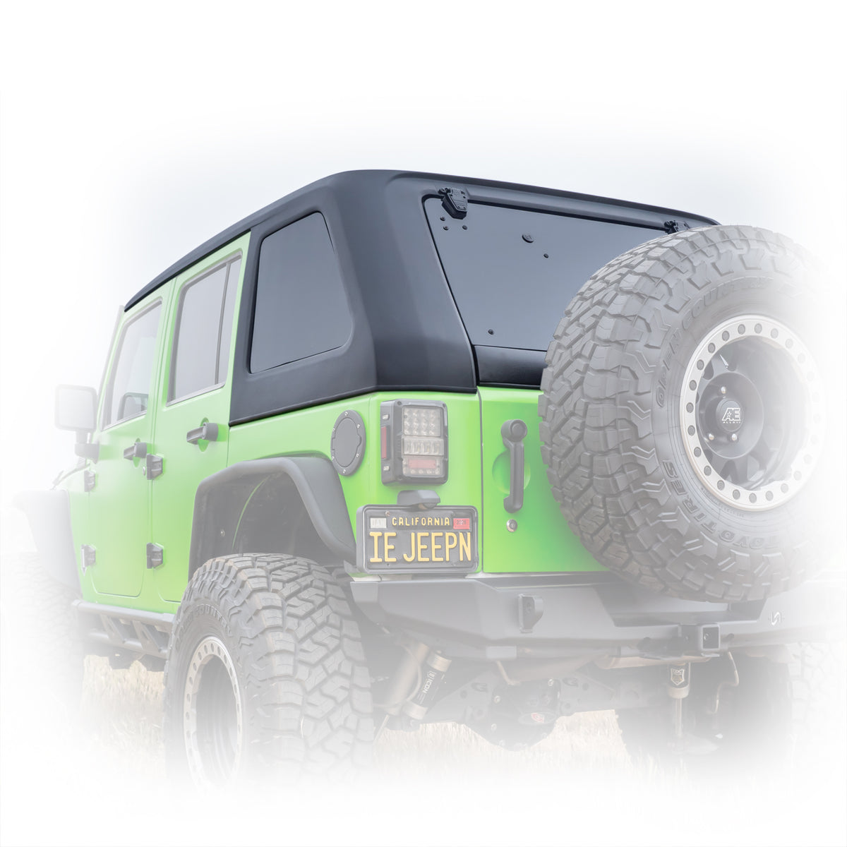 Jeep JK 4 Door Fastback Hard Top  |  2007–2018