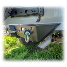 Load image into Gallery viewer, Jeep JL Rear Bumper with LED Pod Lights &amp; Hitch Receiver – Minimalist | 2018–2025