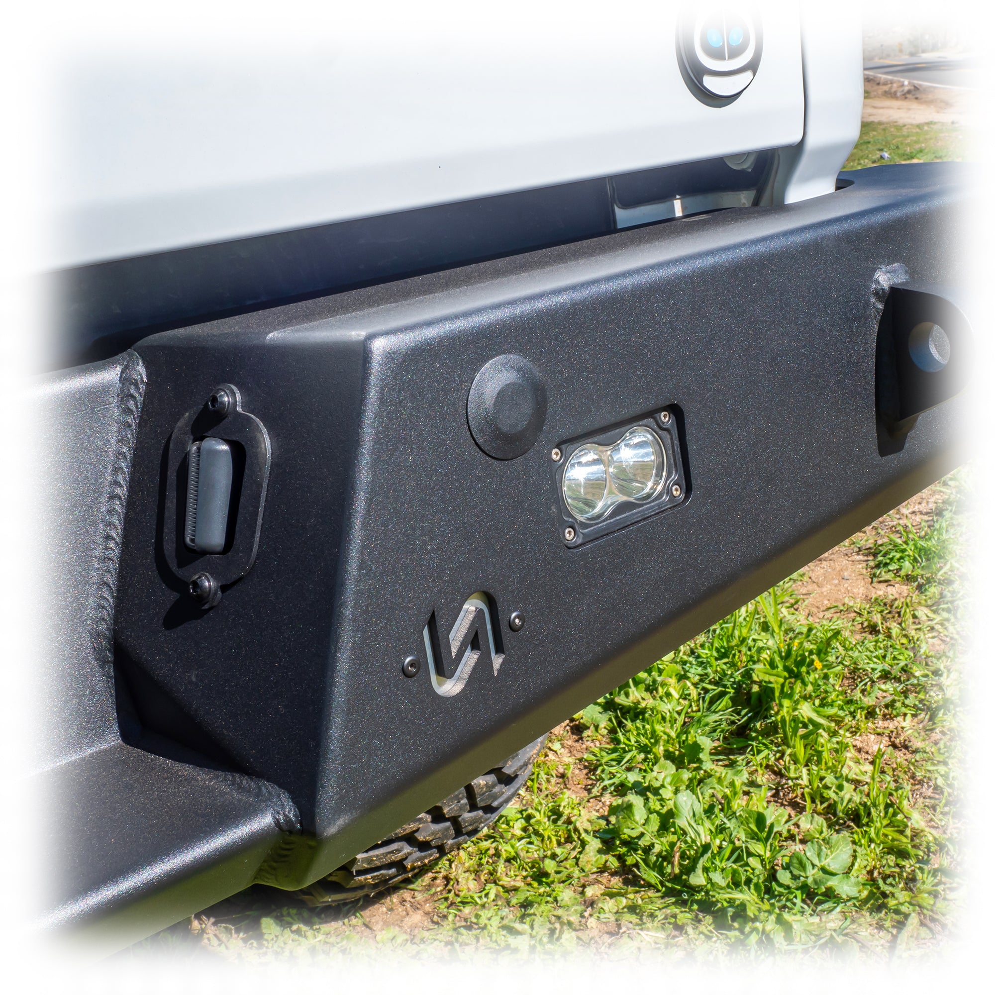 Jeep JT Gladiator Rear Bumper with Frame-Mounted Rock-Slider Wings | 2020–2025