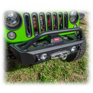 Jeep JK/JL/JT Front Bumper with Skid Plate & Recessed Winch Mount | 2007–2025