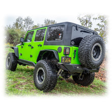 Load image into Gallery viewer, Jeep JK Rear Bumper with LED Pod Lights &amp; Hitch Receiver | 2007–2018