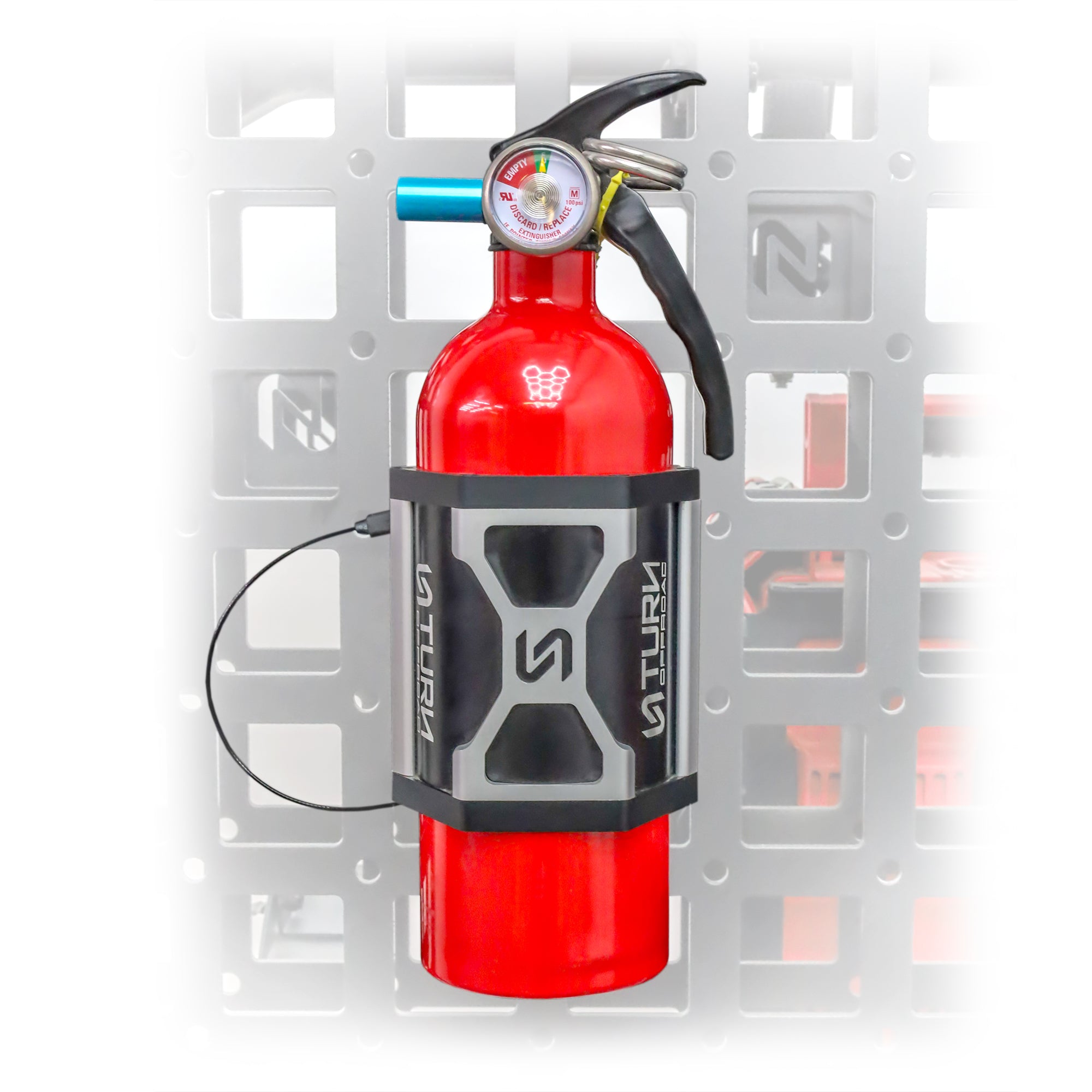 Quick Release Fire Extinguisher Mount | Universal Mount + L-Track Mounting Kit
