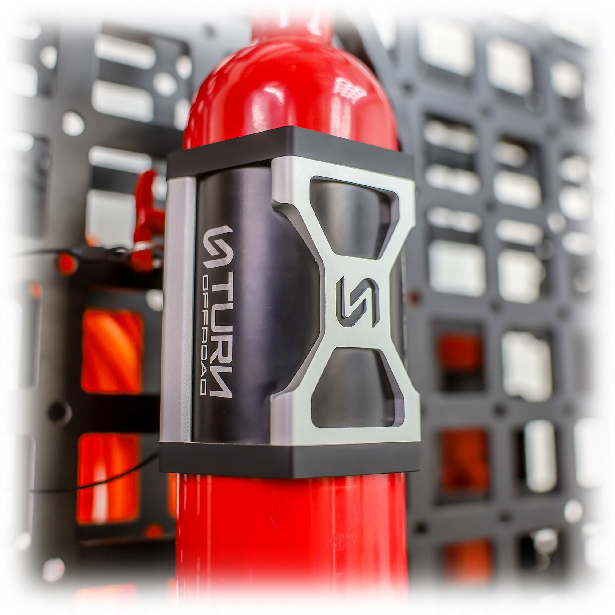 Quick Release Fire Extinguisher Mount | Universal Mount + L-Track Mounting Kit