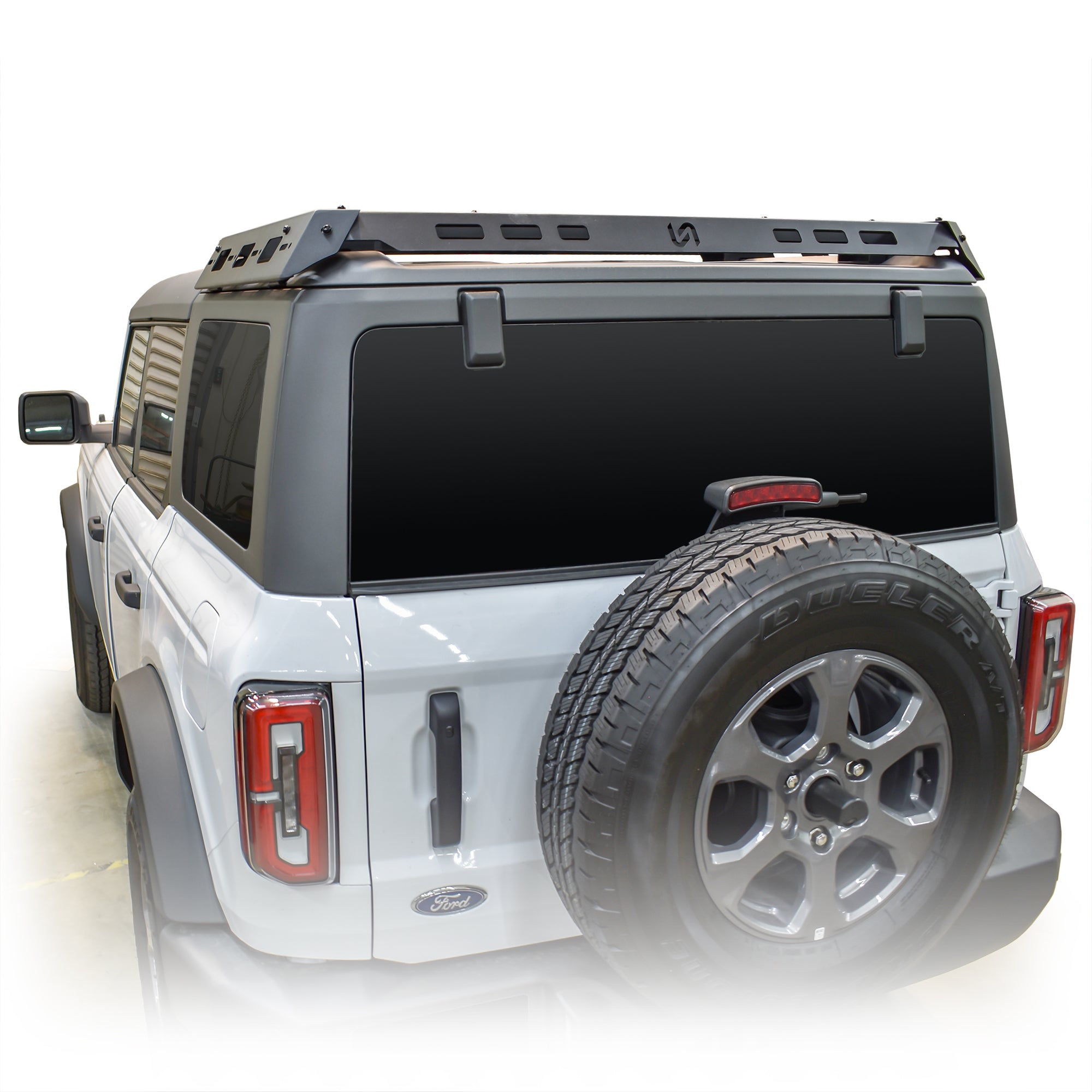 2021+ Ford Bronco 4 Door Hard Top Half Roof Rack - Turn Offroad