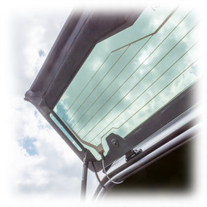 TR10 Bronco Hard Top Rear Window, Defroster & Wiper Assembly