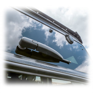 TR10 Bronco Hard Top Rear Window, Defroster & Wiper Assembly