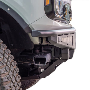 2021+ Ford Bronco Baja Front Bumper & Skid Plate - Turn Offroad
