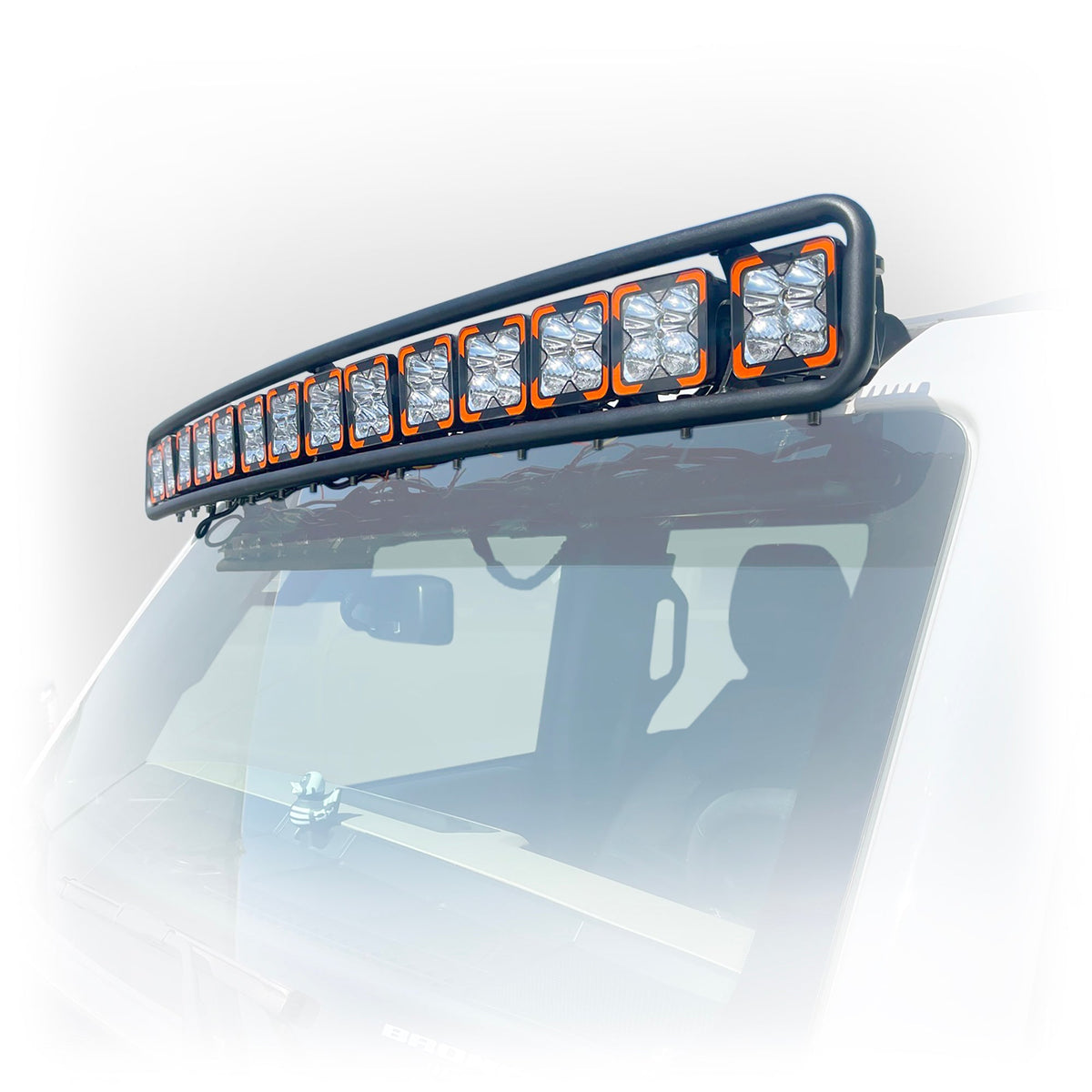 Baja Windshield Light Mount for Ford Bronco - Turn Offroad