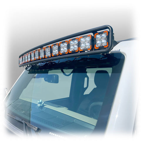 Baja Windshield Light Mount for Ford Bronco - Turn Offroad