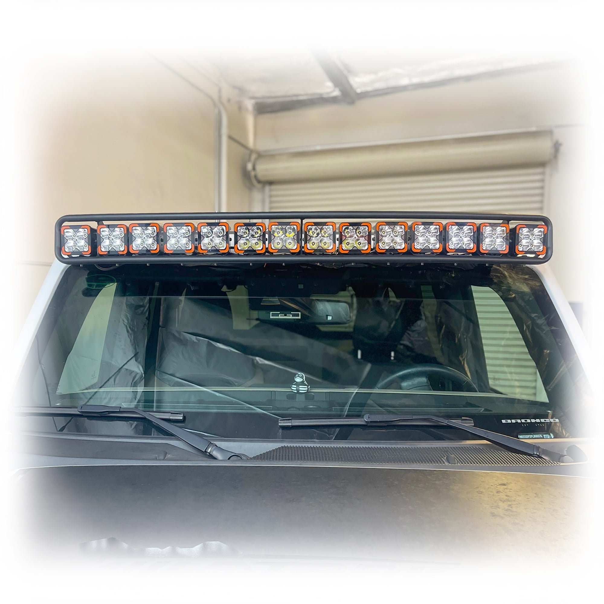 Baja Windshield Light Mount for Ford Bronco - Turn Offroad